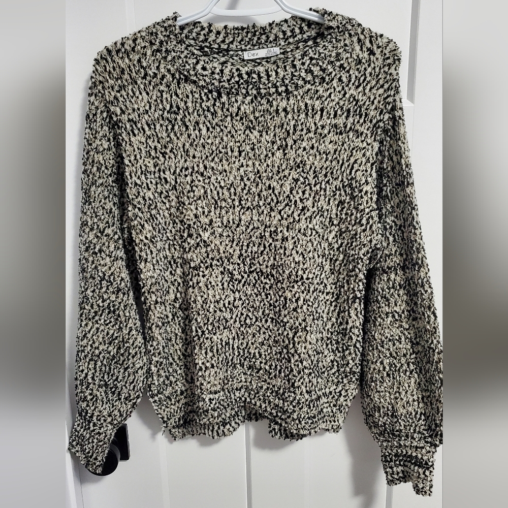 Sm black/beige Dex sweater